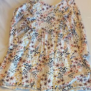 Art Class Floral Kids Dress - Multicolor